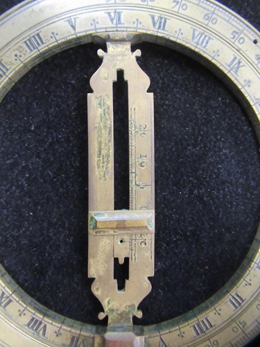 Lot 371 - A brass universal equinoctial ring dial, unsigned, late 17th century