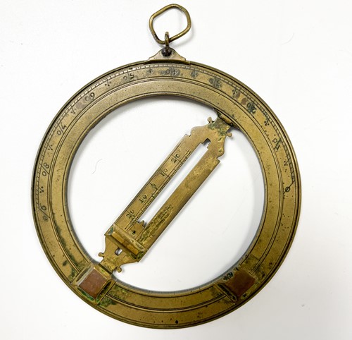 Lot 371 - A brass universal equinoctial ring dial, unsigned, late 17th century