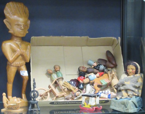 Lot 98 - A model of Princess Angeline, an African wood...