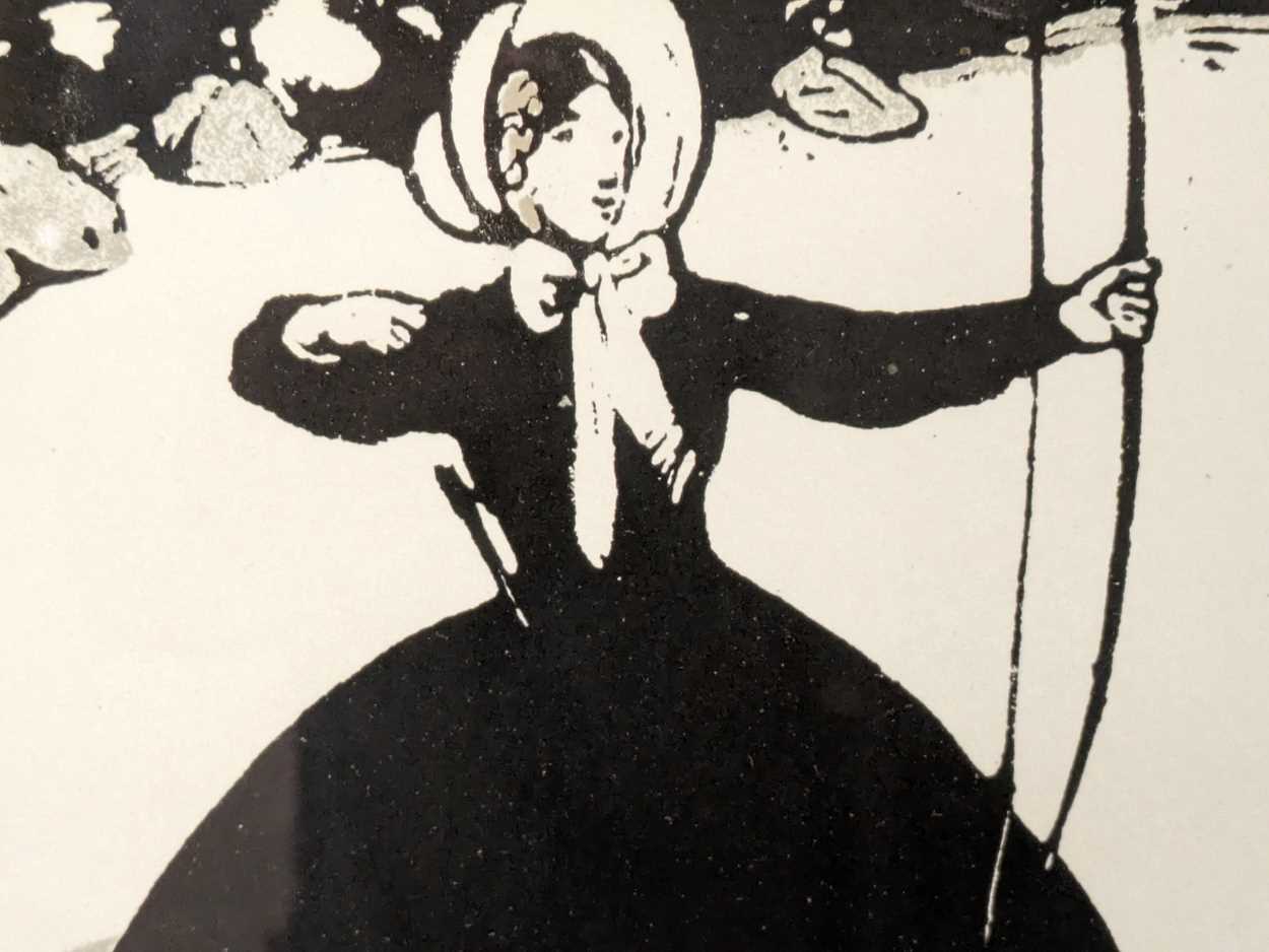 D'après William NICHOLSON, H.M. Queen Alexandra, lithographie - Galerie