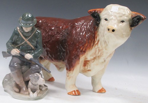 Lot 2 - A Royal Copenhagen ceramic figure of a...