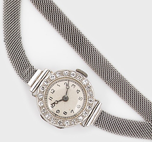 Lot 429 - Pioneer, Genève – A diamond set cocktail watch