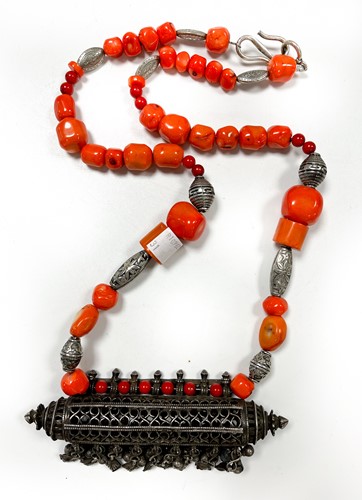 Lot 103 - A tribal necklace, probably Armenian, late 19th/early 20th century