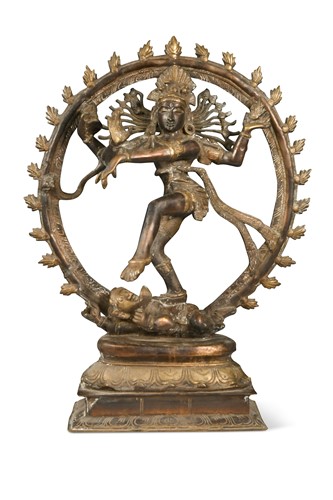 Lot 91 - An Indian bronze figure of Shiva, 19th century