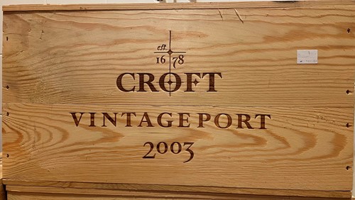 Lot 4 - Croft Vintage Port 2003, 12 bottles in owc