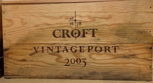 Lot 5 - Croft Vintage Port 2003, 12 bottles in owc