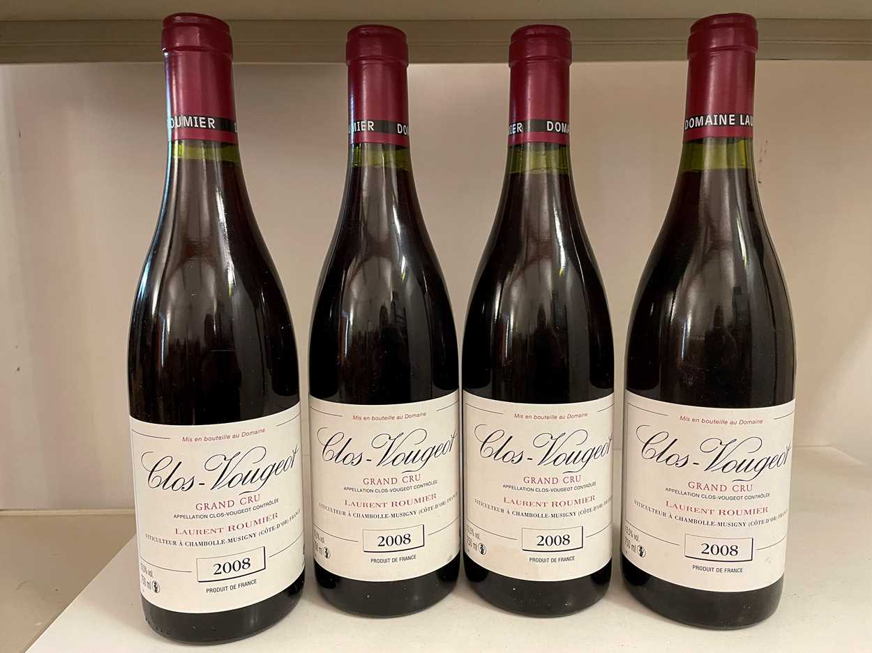 Lot 28 - Clos Vougeot Grand Cru 2008, Laurent Roumier,...