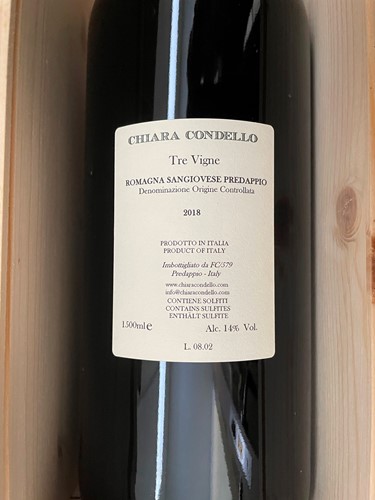 Lot 38 - Chiara Condello 2018, Romagna Sangiovese...