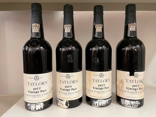 Lot 66 - Taylor's Vintage Port 1977, 4 bottles (levels...