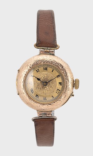 Lot 432 - Dimier Frères & Cie, Genève - A 15ct gold wristwatch