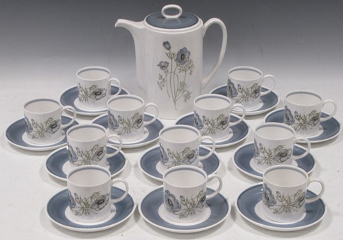 Lot 7 - A Susie Cooper 'Glen Mist' coffee service for...