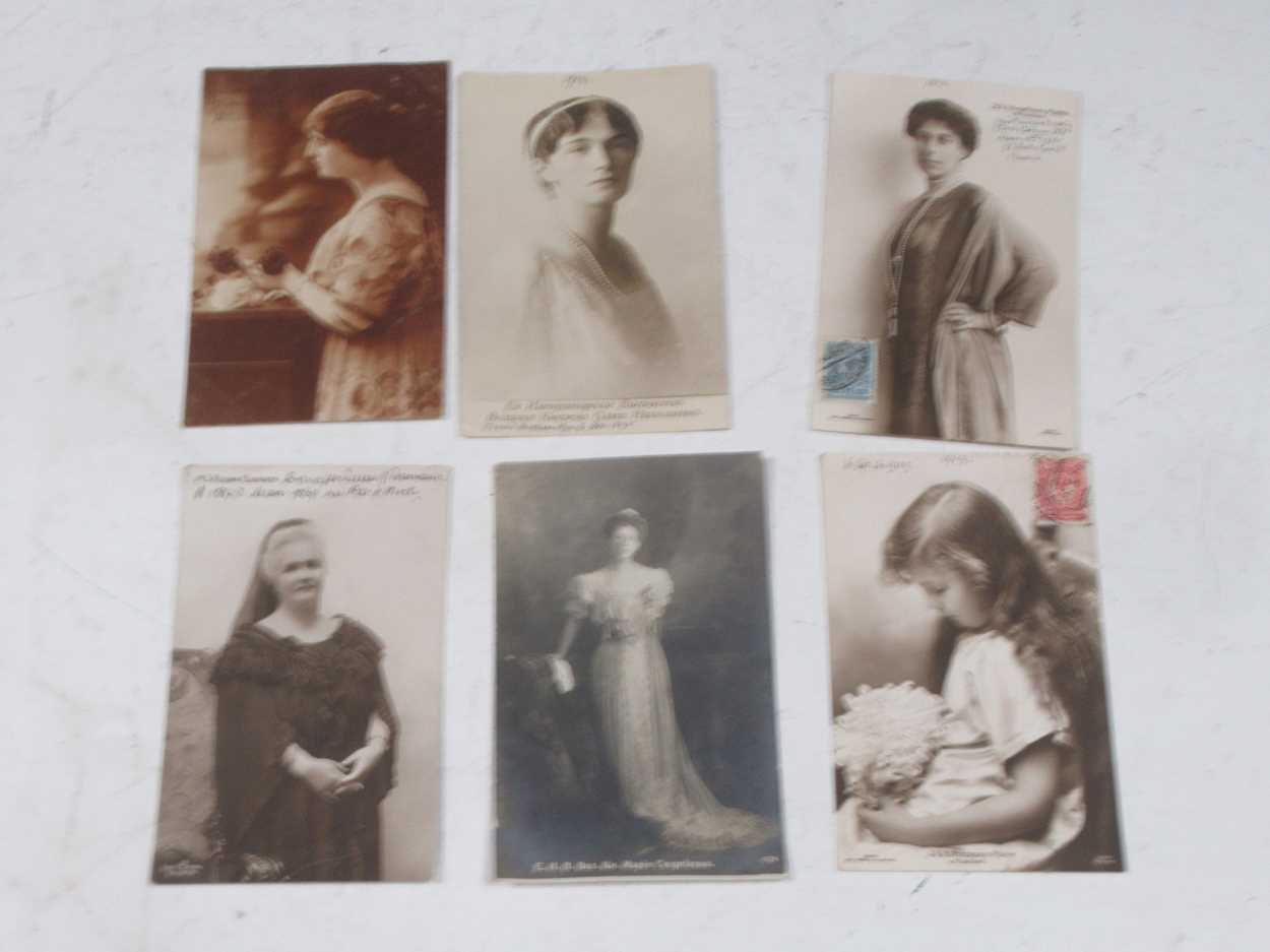 Lot 120 - 11 postcards of Russian Imperial Romanov...