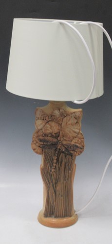 Lot 34 - Bernard Rooke (1938-) Dragonfly table lamp,...