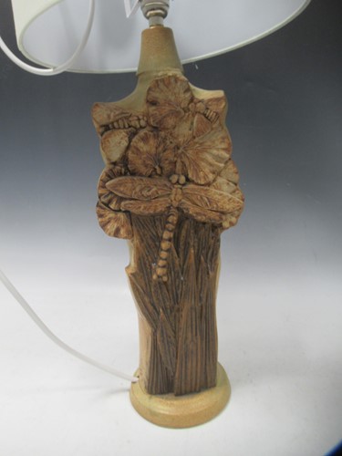 Lot 34 - Bernard Rooke (1938-) Dragonfly table lamp,...