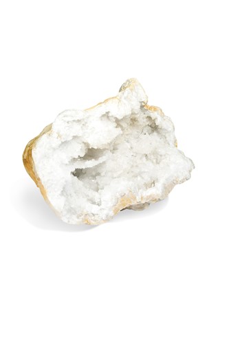 Lot 613 - A large rock crystal quartz geode