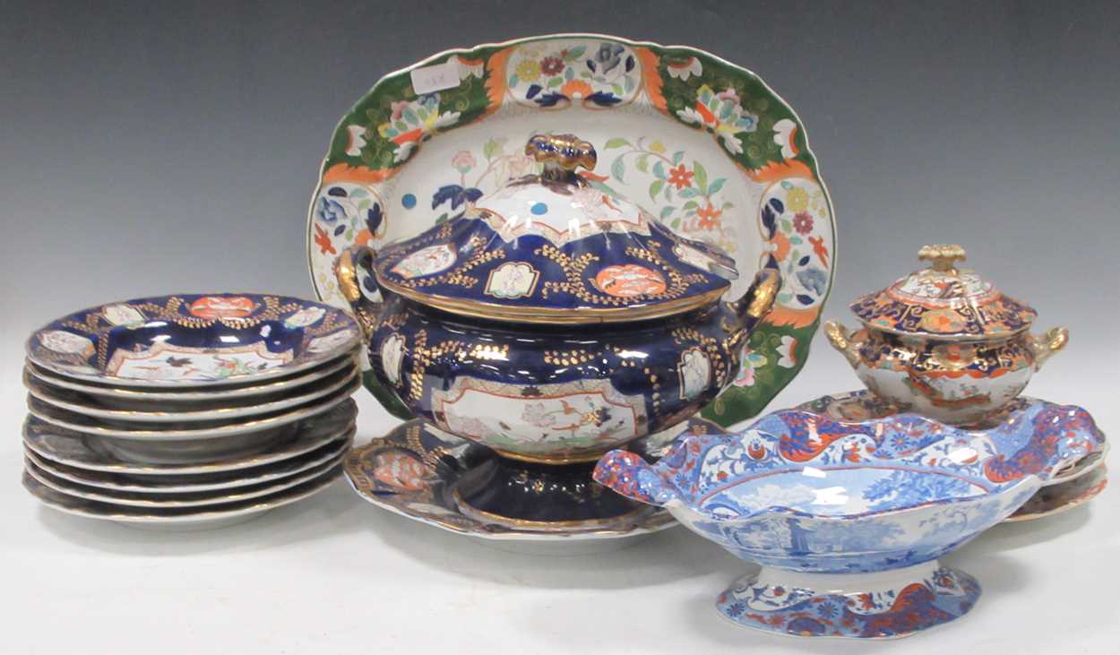 Lot 280 - A Mason's Ironstone dinner service, circa 1835,...