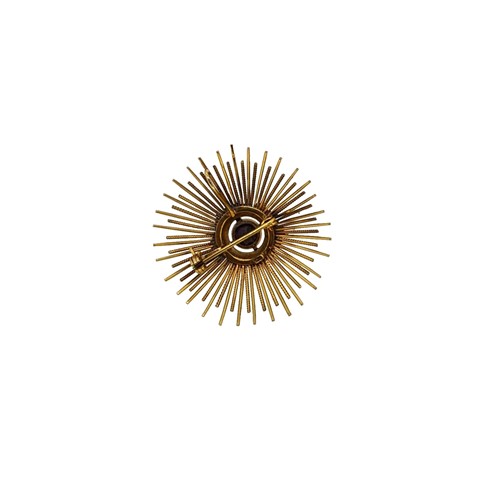 Lot 41 - A star sapphire pendant/brooch