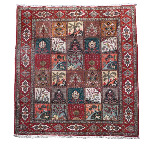 Lot 677 - A Bakhtiari garden design carpet, circa 1950