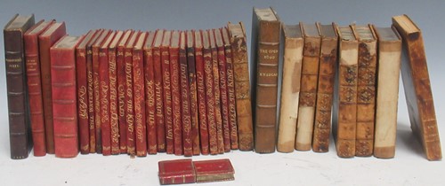 Lot 92 - A small collection of mainly leather bound...