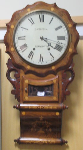 Lot 243 - G. Griffin, Tamworth, a 19th century walnut...