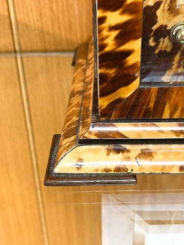 Lot 544 - A tortoiseshell table cabinet, 19th century