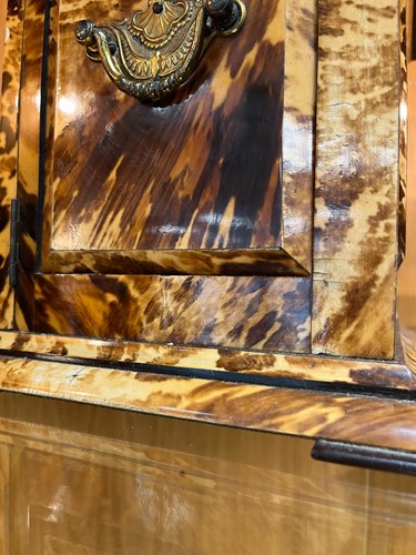 Lot 544 - A tortoiseshell table cabinet, 19th century