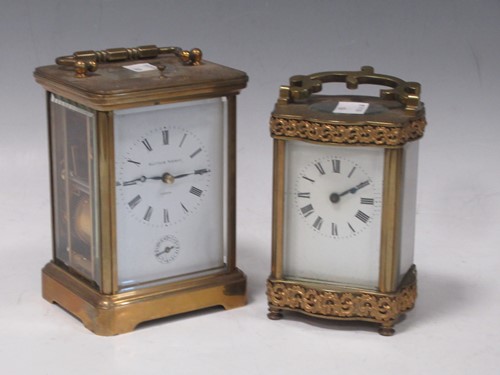 Lot 60 - Matthew Norman, a brass carriage timepiece and...