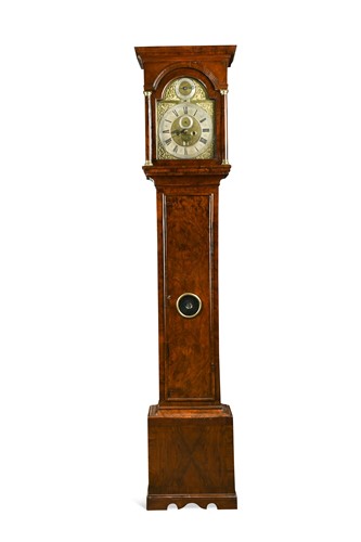 Lot 385 - A walnut longcase clock, second quarter 18th century