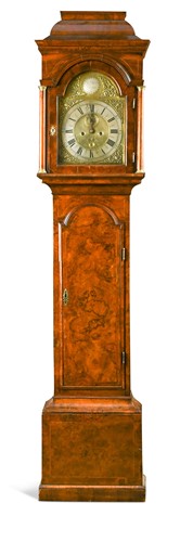 Lot 357 - A walnut longcase clock, early 18th century