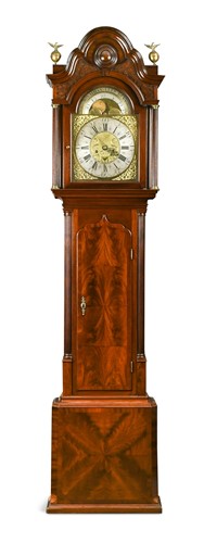 Lot 377 - A mahogany longcase clock, early 19th century