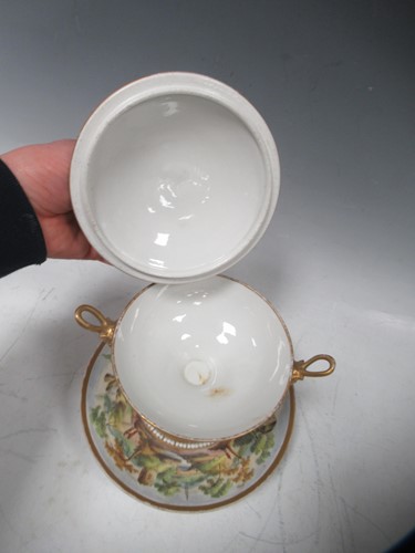 Lot 6 - A 19th century English porcelain two-handled...