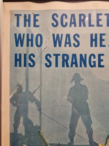 Lot 238 - A vintage film poster, The Scarlet Pimpernel, 1934