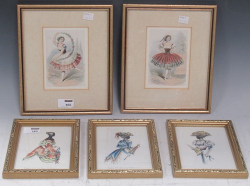 Lot 165 - Christine Silver, three miniature signed...