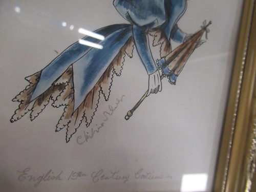 Lot 165 - Christine Silver, three miniature signed...