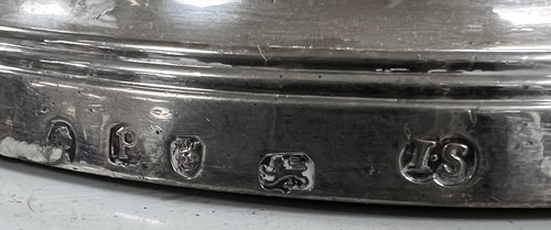 Lot 579 - A set of 4 George III 18th century silver candlesticks, mark of John Schofield