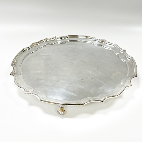 Lot 671 - An Elizabeth II silver salver