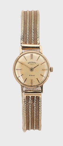 Lot 404 - Rotary - A 9ct gold wristwatch