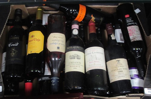 Lot 114 - Assortment of French and other drinking wines,...