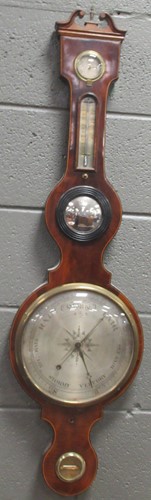 Lot 176 - A early 19th century mahogany cased banjo...