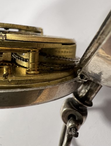 Lot 308 - C. & J. Ketterer, Ware - A mid 19th century silver pair cased pocket watch