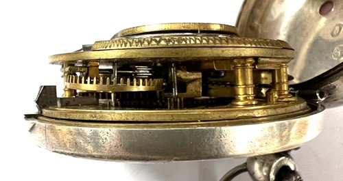 Lot 308 - C. & J. Ketterer, Ware - A mid 19th century silver pair cased pocket watch