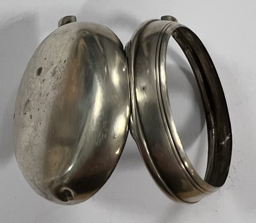 Lot 308 - C. & J. Ketterer, Ware - A mid 19th century silver pair cased pocket watch