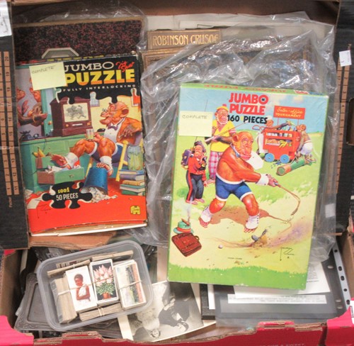 Lot 78 - Two boxes of ephemera, to include childrens...