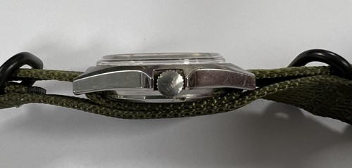 Lot 375 - Ollech & Wajs, Zurich - A steel military style watch