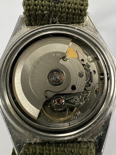 Lot 375 - Ollech & Wajs, Zurich - A steel military style watch