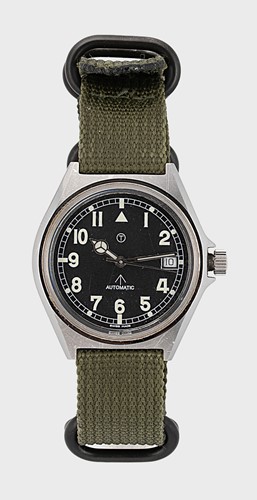 Lot 375 - Ollech & Wajs, Zurich - A steel military style watch