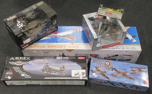 Lot 139 - An Alpha Sport 450 remote controlled aircraft...