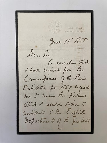Lot 366 - BURTON (Sir Frederick William, 1816-1900)