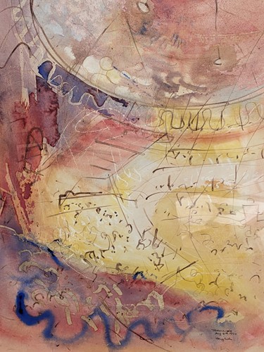 Lot 515 - A.E.Giles Promenade watercolour titled, dated...