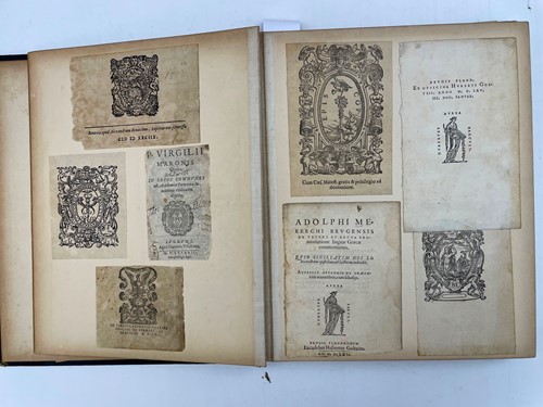 Lot 320 - An album of early printed leaves